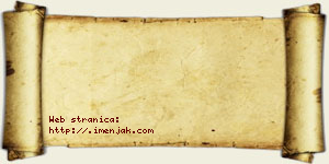 Joakim Roglić vizit kartica